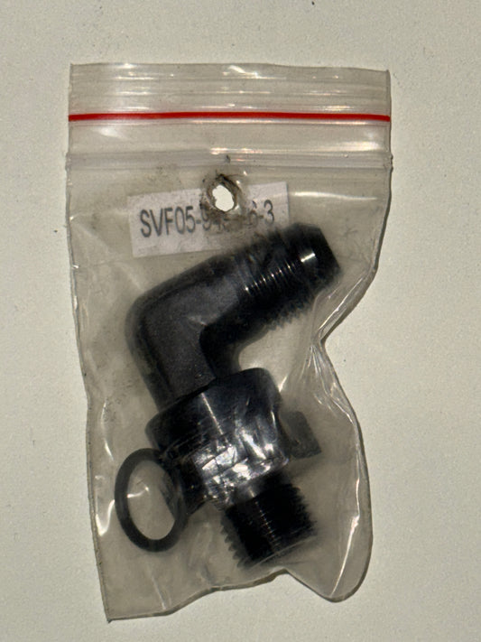 -6AN ORB to -6AN Flare Male Adapter