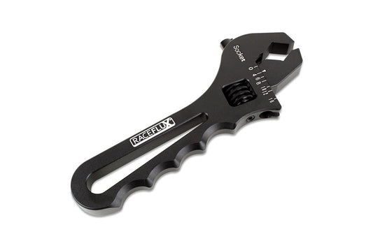 Anodized Aluminum Adjustable AN Wrench, -3AN to -16AN