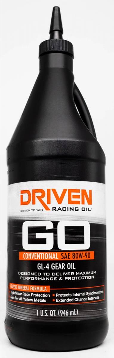 Driven Racing Oil GL-4 CONVENTIONAL 80W-90 GEAR OIL QUART